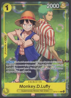 One Piece Set Sail Event Monkey D. Luffy Promo OP10-111 Rare English - Image 1