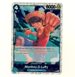 Monkey.D.Luffy Jolly Rogers Foil P-055 Foil One Piece Trading Card - Image 1