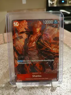 One Piece TCG Shanks Alt Art OP06-007 Wings of the Captain Foil English - Image 1