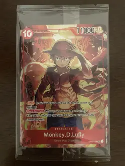 One Piece Treasure Booster Promo Monkey D. Luffy ST10-006 SR English - Image 1