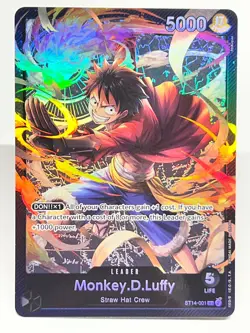 Monkey.D.Luffy ST14-001 One Piece Starter Deck 14: 3D2Y L NM English - Image 1