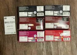 EMPTY! One Piece TCG 2x OP02 PARAMOUNT WAR, OP06 OP09 OP11 OP13 & OP02 Rev Pack - Image 4