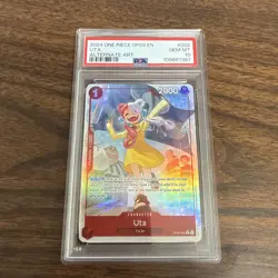 2024 ONE PIECE OP09 EMPERORS IN THE NEW WORLD #002 UTA ALTERNATE ART PSA 10 - Image 1