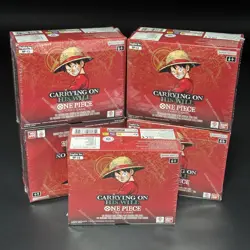 Lot of (5) One Piece English OP-13 Carrying On His Will Booster Boxes Sealed - Image 1
