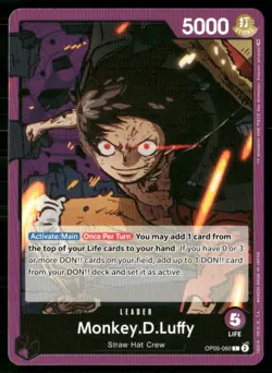 2023 Awakening of the New Era Monkey.D.Luffy Leader / Purple/Straw Hat Crew - Image 1
