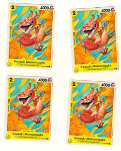 Set Of 4 Kouzuki Momonosuke ST09-006 C Starter Deck 9 One Piece Trading Card - Image 1