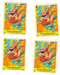 Set Of 4 Kouzuki Momonosuke ST09-006 C Starter Deck 9 One Piece Trading Card - Image 3