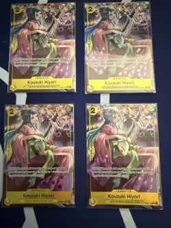 4x Kouzuki Hiyori AA Character Wings of the Captain OP06-106 One Piece Eng NM - Image 1