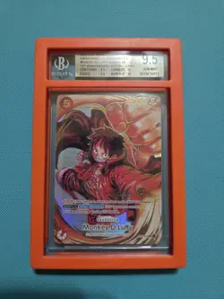 One Piece Monkey.D.Luffy ST01-012 Oda Gold Stamped Signature OP05 BGS 9.5 - Image 2