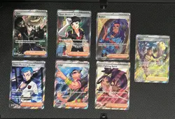 Pokemon Full Art Trainer Lot 7 Cards From Random Sets NM/M. All Cards Shown - Image 1