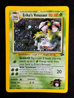 Pokemon Erika's Venusaur 4/132 Gym Challenge Holo Rare Unlimited Card 2000 WOTC - Image 1
