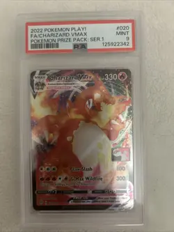 Charizard Vmax Pokemon Prize Pack Series 1 Promo Pokemon Card NM/LP Play Stamp - Image 1