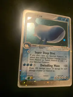 Wailord ex 100/100 Sandstorm Holo Foil Rare Pokemon TCG Card - Image 2
