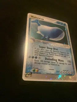 Wailord ex 100/100 Sandstorm Holo Foil Rare Pokemon TCG Card - Image 4