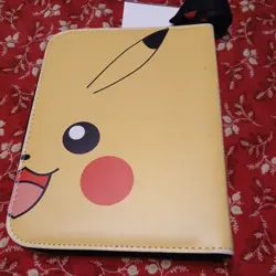 Ultra PRO Pokemon Pikachu 4 Pocket Zippered Card Binder Album w/ Strap - Image 2