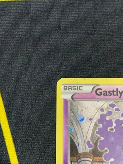C293 POKEMON TCG GASTLY XY132 HOLO DMG CARD BLACK STAR PROMO DAMAGED - Image 3