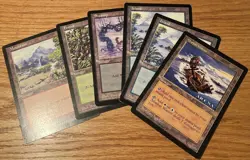 Magic The Gathering Mtg Oversized Card Lot - Arena Lands - Image 1