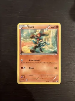 Pokemon Card Riolu BW33 Black & White Black Star Promo - Image 1