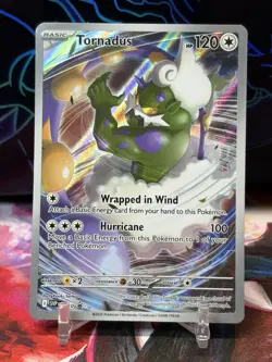 Pokemon TCG WHITE FLARE 2 Card Lot - Tornadus SVP EN 210 Black Star Promo x2 - Image 1