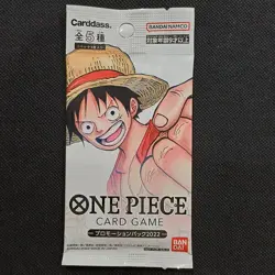 One Piece TCG Japanese Promotion Pack 2022 Bandai sealed 1 pack 5 cards - Image 1