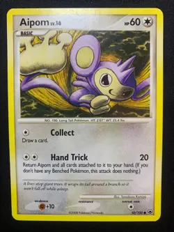 AIPOM - 50/100 - MAJESTIC DAWN - POKEMON CARD - LP - Image 1