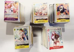 MASSIVE LOT HUNDRES OF CARDS One Piece OP14 + EGG HEAD C/UC PLAYERS CARD Lot 🔥 - Image 1