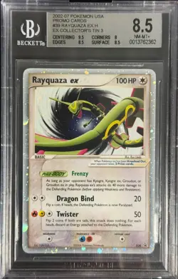 Pokemon 2002-07 USA Promo Cards 39 Rayquaza Ex H Ex Collectors Tin 3 BGS 8.5 - Image 3
