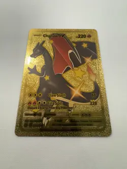Champion's Path Charizard V 079/073 Secret Rare Gold Foil Pokemon Card FASTSHIP - Image 2