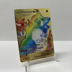 Charizard VMAX HP330 074/073 Metal Pokemon Card-Collectible Gift Display - Image 1