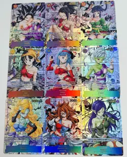 9 Dragon Ball Waifu Card Bulma Chichi Anime Goddess Story Doujin -k2 - Image 1