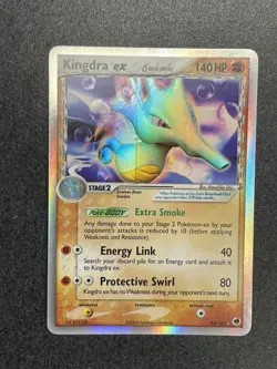 Pokemon Kingdra EX Dragon Frontiers Holo Card 94/101 Delta Species Ultra Rare - Image 2