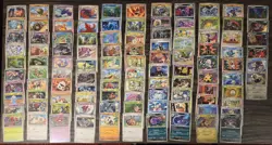 Pokemon Card Lot Of 106 No Dupes, 6 Holographic Rare, I Reverse Holo - Image 1