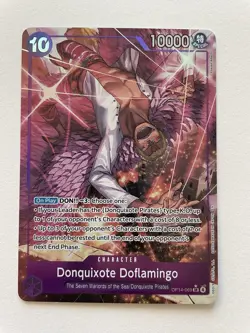 One Piece Card Game Donquixote Doflamingo (Alternate Art) OP14-069 SR English - Image 1