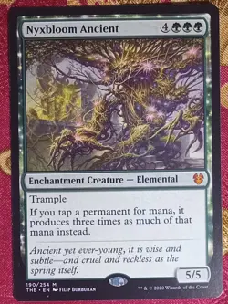 Nyxbloom Ancient Theros Beyond Death Magic The Gathering MTG card green rare - Image 1