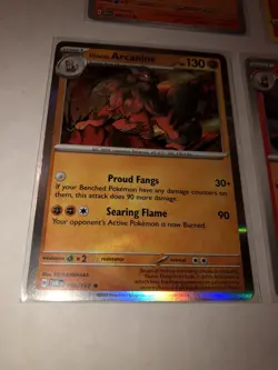 Lot Of 7 Growlithe and Arcanine Pokemon Cards - Image 2