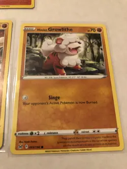 Lot Of 7 Growlithe and Arcanine Pokemon Cards - Image 5
