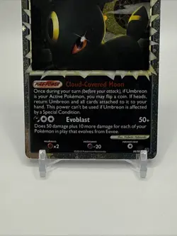 Umbreon (Prime) 86/90 Undaunted Holo Pokemon Card Rare - 2010 - Image 2