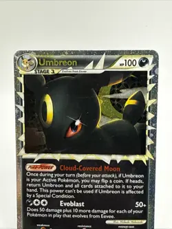 Umbreon (Prime) 86/90 Undaunted Holo Pokemon Card Rare - 2010 - Image 3