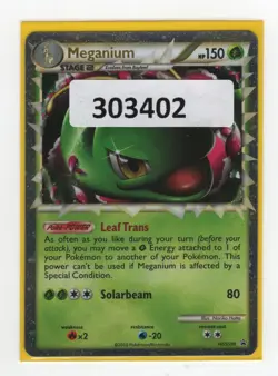 MEGANIUM PRIME HGSS08 Ultra Rare Holo HGSS Pokemon Promo Card (303402) - Image 1