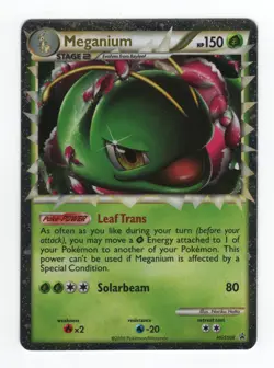 MEGANIUM PRIME HGSS08 Ultra Rare Holo HGSS Pokemon Promo Card (303402) - Image 2