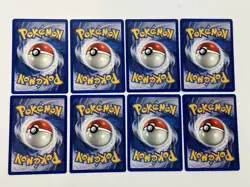 Shadowless Base Set Pokemon Lot 8 Cards - Image 2