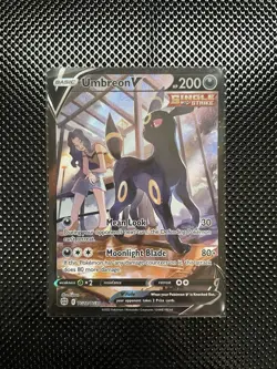 2022 Pokemon TCG Umbreon v Brilliant Star Single Strike Card TG22/TG30 MINT/NMT - Image 1