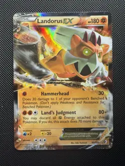 Landorus EX 89/149 - Boundaries Crossed (BCR) - MID ERA Pokemon Card MP - Image 1
