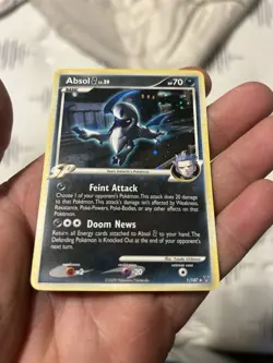 Pokemon TCG Absol G Lv 59 Holo Rare Card Supreme Victors 2009 - Image 2