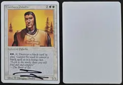 SIGNED MtG Magic Douglas Shuler Revised Artist Proof _ NORTHERN PALADIN _ 1/100! - Image 1