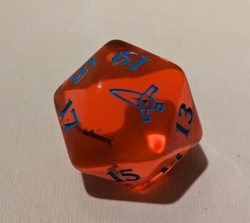 Oversized Spindown Dice - MTG Magic the Gathering - Murders at Karlov Manor - Image 1