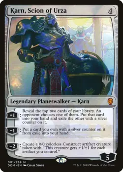 MTG KARN, SCION OF URZA EXC - KARN, DISCENDENTE DI URZA - DOM PP - MAGIC - Image 1