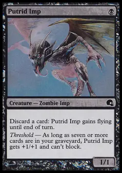 MTG PUTRID IMP FOIL EXC - DEMONIETTO PUTRIDO - PD - MAGIC - Image 1
