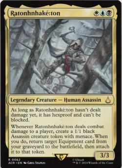 Ratonhnhake:ton R Universes Beyond: Assassin's Creed 62 NM MTG - Image 1