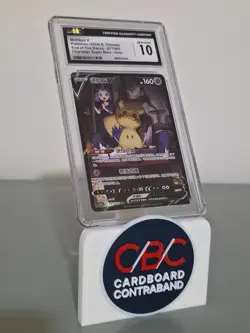 Pokemon CGC 10 GEM MINT Mimikyu V CSR 2024 077/063 CS4.5C S-Chinese - Image 1